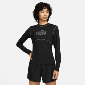 Nike Dri-FIT Element Icon ClashWomen's Long-Sleeve Running Top (DQ6138-010)