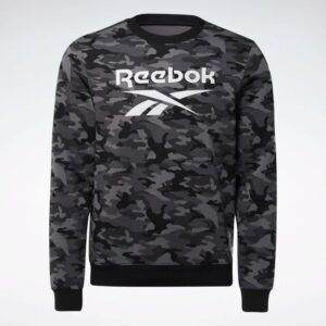 Reebok Identity Camo Big Logo Crew Sweatshirt(HE8172)