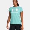 Under Armour Women's UA Rival Logo Short Sleeve (1356305-482)