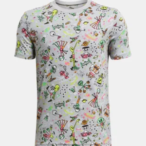 Under Armour Boys' UA Out Of This World All Sports Short Sleeve (1383597-011)