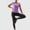 4F WOMEN'S QUICK-DRYING RUNNING LEGGINGS - BLACK(4FWSS24TFTIF228-40S)