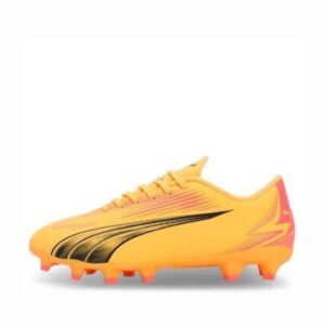 Puma Παιδικά Ποδοσφαιρικά Παπούτσια με Τάπες Πορτοκαλί(107775-03)