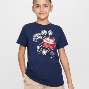 Nike Παρί Σεν Ζερμέν Ποδοσφαιρικό T-Shirt Nike για μεγάλα παιδιά (FZ0166-410)