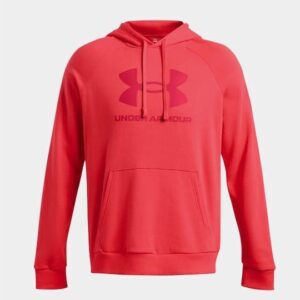 Under Armour Ανδρικό Φούτερ με Κουκούλα και Τσέπες Κόκκινο(1379758-713)
