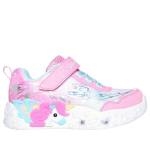 Skechers Unicorn με φωτάκια(302694N/PKTQ)