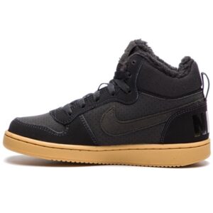 Nike Παιδικά Sneakers High Court Borough Mid Winter Μαύρα