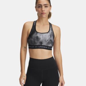 Under Armour Women's Armour® Mid Crossback Printed Sports Bra (1361042-012)