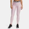 Under Armour Women's HeatGear® Rib Leggings Prime Pink/ White (1388693-647)