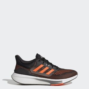 adidas EQ21 Ανδρικά Αθλητικά Παπούτσια Running Core Black / Solar Orange / Iron Metallic