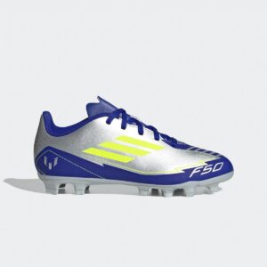 adidas Παιδικά Ποδοσφαιρικά Παπούτσια με Τάπες Ασημί(IH0926)
