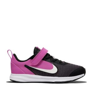 Nike Downshifter 9 Αθλητικά Παιδικά Παπούτσια Running με Σκρατς Μαύρα