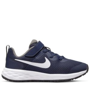 Nike Revolution 6 Αθλητικά Παιδικά Παπούτσια Running με Σκρατς Navy Μπλε