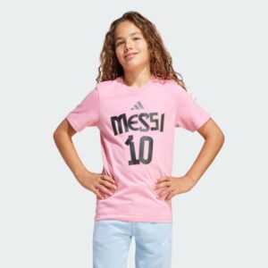 Adidas Messi Name and Number Graphic Tee Kids (JM3552)