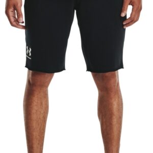 Under Armour Rival Terry Αθλητική Ανδρική Βερμούδα Μαύρη(1361631-001)