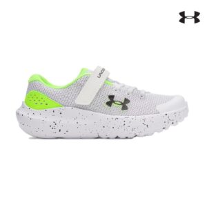 Ua Bps Surge 4 Ac Αθλητικά Παιδικά Παπούτσια Running με Σκρατς Γκρι(3027104-103)