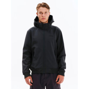 MERSON MEN’S BONDED BOMBER JACKET WITH DETACHABLE HOOD FOREST (252.EM11.08-FOREST)