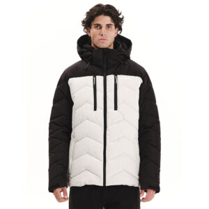 EMERSON ΑΝΔΡΙΚΟ ΜΠΟΥΦΑΝ PUFFER ΜΕ ΑΠΟΣΠΩΜΕΝΗ ΚΟΥΚΟΥΛΑ (252.EM10.23-CLAY-GREY-BLACK)