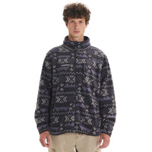 EMERSON MEN’S FULL ZIP FLEECE (252.EM290.122-PR548-OFF-BLACK)