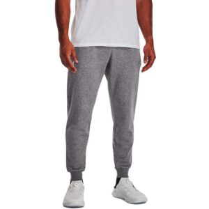 Under Armour Rival Fleece Ανδρικό Παντελόνι Φόρμα Γκρι (1379774-025)