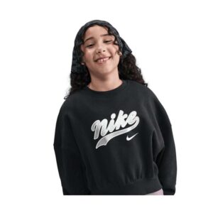 Nike Παιδική Μπλούζα Φούτερ Crop (IH4308-010)