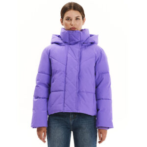 EMERSON ΓΥΝΑΙΚΕΙΟ ΜΠΟΥΦΑΝ PUFFER ΜΕ ΑΠΟΣΠΩΜΕΝΗ ΚΟΥΚΟΥΛΑ (252.EW10.80-VIOLET)