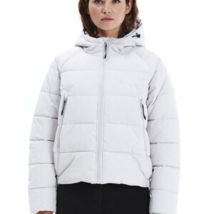 EMERSON ΓΥΝΑΙΚΕΙΟ ΜΠΟΥΦΑΝ PUFFER ΜΕ ΚΟΥΚΟΥΛΑ(252.EW10.91-CLAY GREY)
