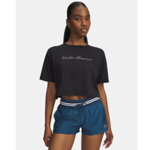 Under Armour Wordmark Women's Crop Short Sleeve (6010588-001)