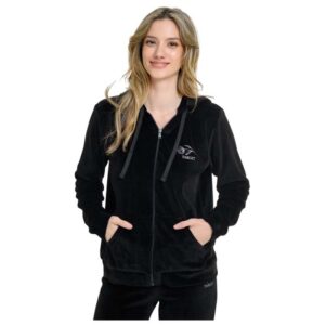 Target Γυναικεία ζακέτα Hooded Velour Jacket (W26-64250-10)