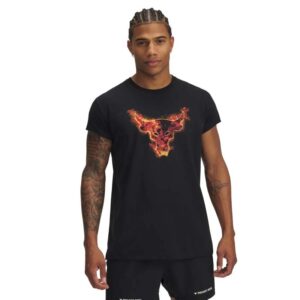 Under Armour Pjt Rock Cap Sleeve T Ανδρικά μπλουζακι κοντομανικο (1389940 - 001)