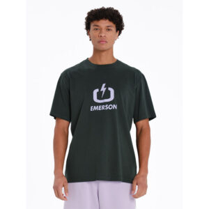 EMERSON LOGO ΑΝΔΡΙΚΟ ΚΟΝΤΟΜΑΝΙΚΟ T-SHIRT (261.EM33.01-FOREST-TEAL)