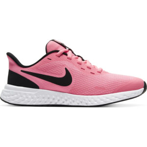NikeRevolution 5 Αθλητικά Παιδικά Παπούτσια Running με Κορδόνια Ροζ (BQ5671-602)