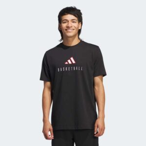 Adidas Worldwide Hoops Logo Performance Graphic Tee (JI9031)