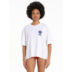 EMERSON "BRAZIL" ΓΥΝΑΙΚΕΙΟ BOXY ΚΟΝΤΟΜΑΝΙΚΟ T-SHIRT (261.EW33.67-WHITE)