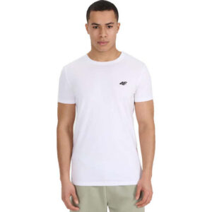 4F Men's T-shirt ΛΕΥΚΟ (4FWSS26TFTSM1785-10S)