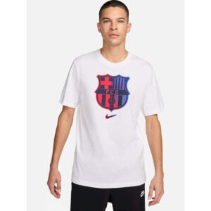Nike FC Barcelona Αθλητικό T-shirt Λευκό (FV8566-100)