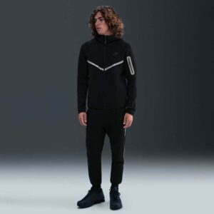 Nike Tech Men's Full-Zip Fleece Windrunner Jacket with Reflective Design Accents (IM6537-010))